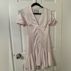 Alexis XS polka dot dress silk worn once